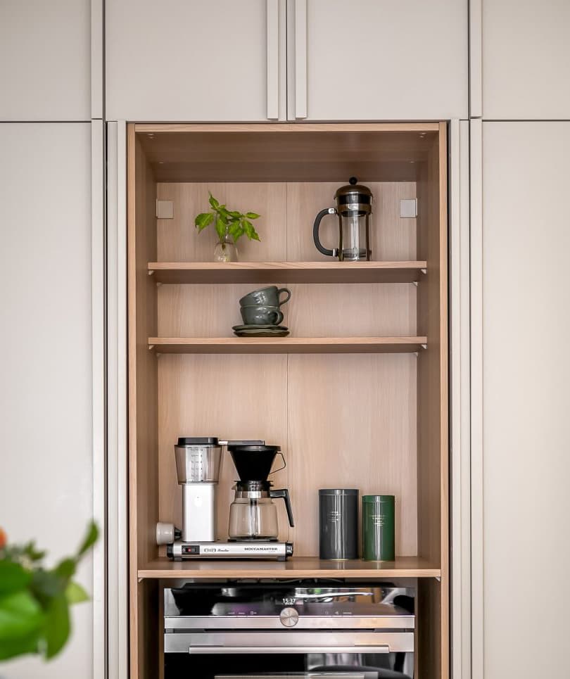pocket door kök