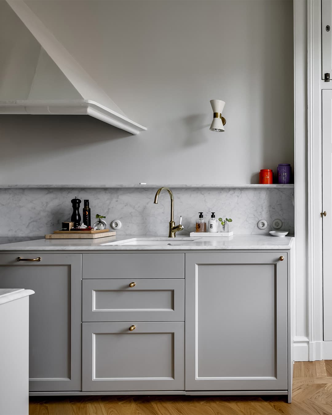 Litet lantligt ikea kök